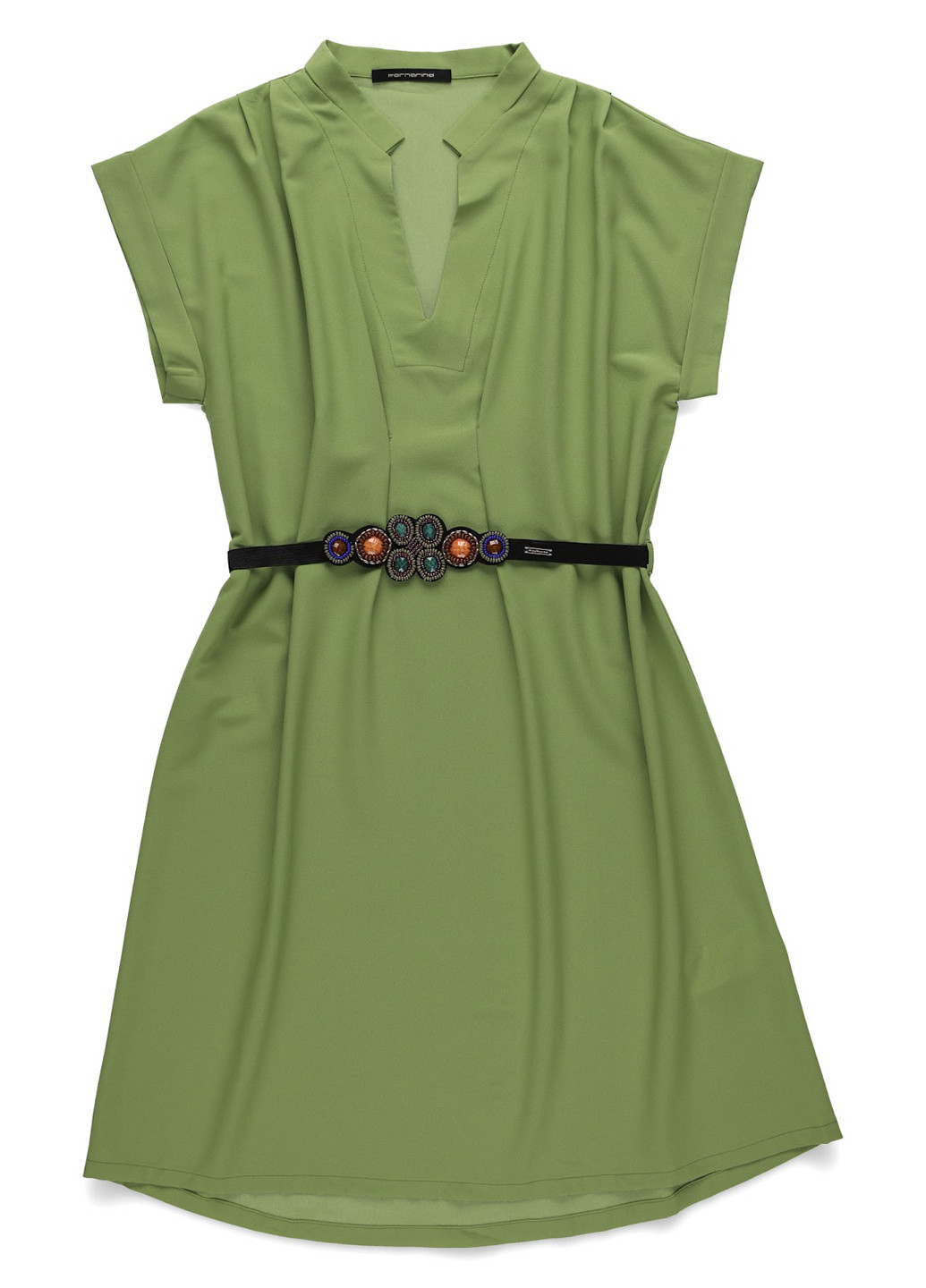 Зелена кежуал сукня а-силует Fornarina однотонна