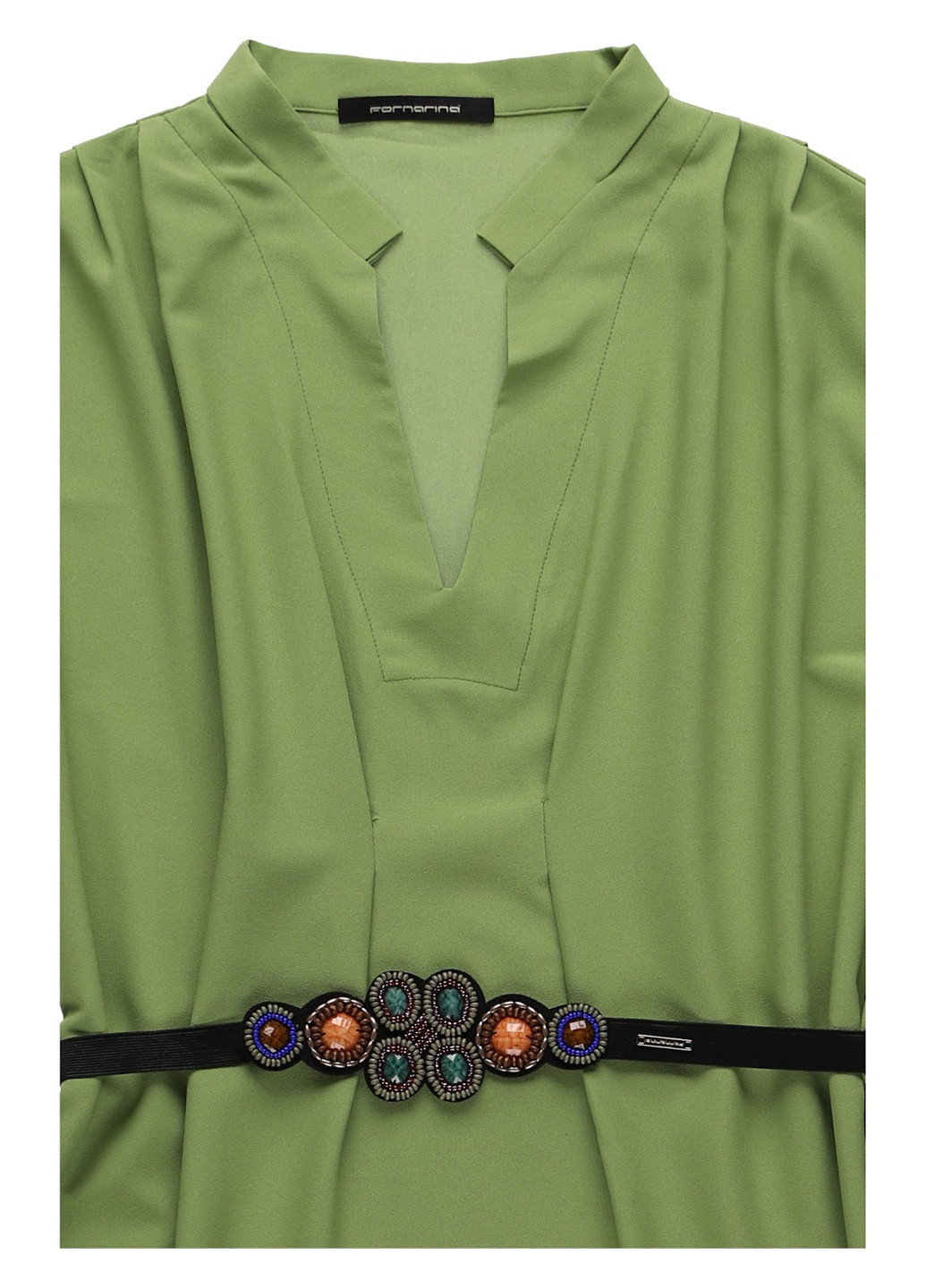 Зелена кежуал сукня а-силует Fornarina однотонна