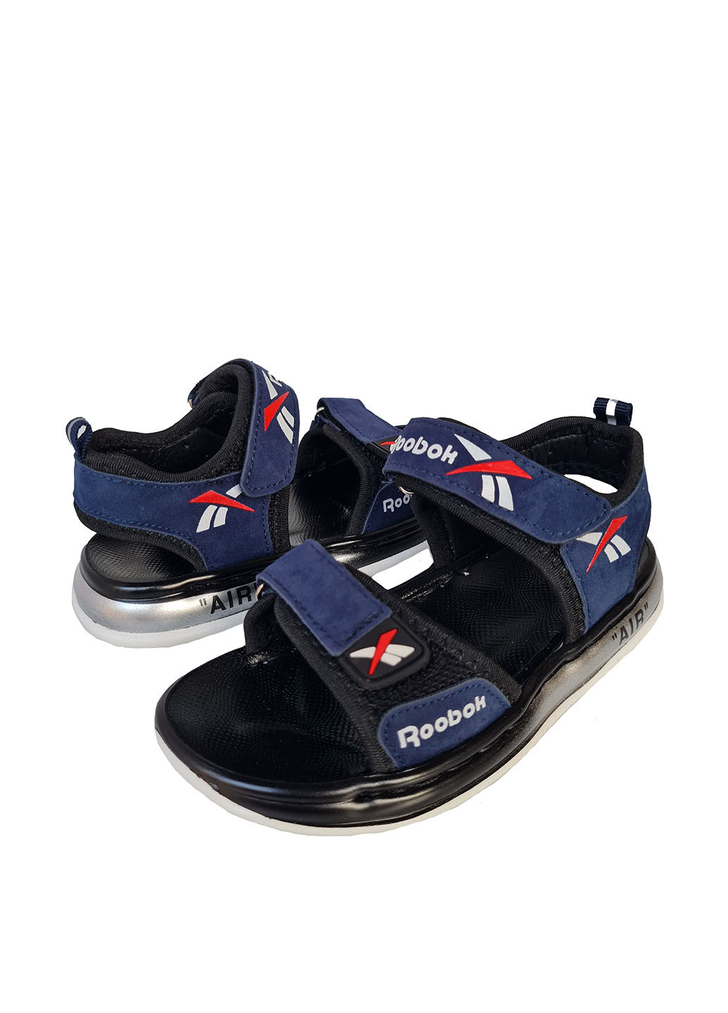Темно-синие спортивные сандалии Канарейка на липучке