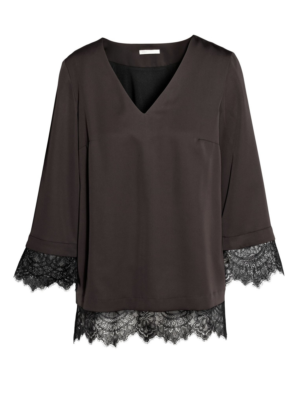 Чёрная блуза для кормящих H&M