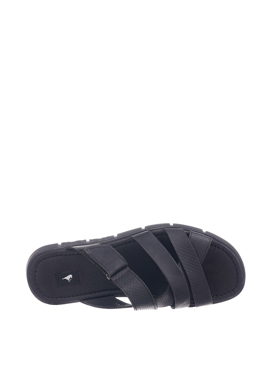 Черные кэжуал шлепанцы Luciano Carvari