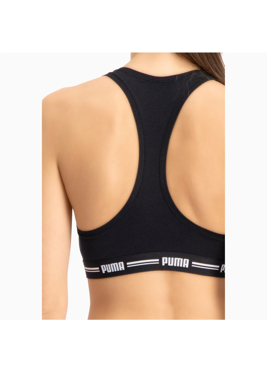 Чёрный бра racerback women's bra top 1 pack Puma