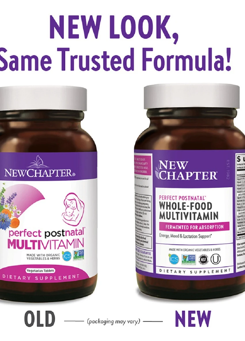 Мультивитамины для Женщин в Послеродовой Период, Perfect Postnatal,, 96 таблеток New Chapter (228291912)