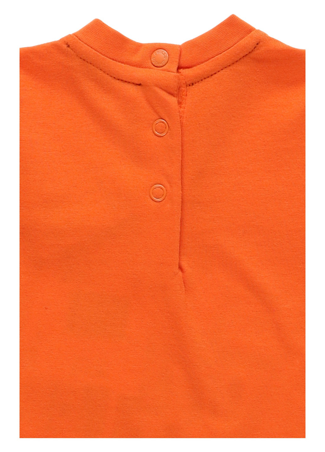 Оранжевая летняя футболка Chicco