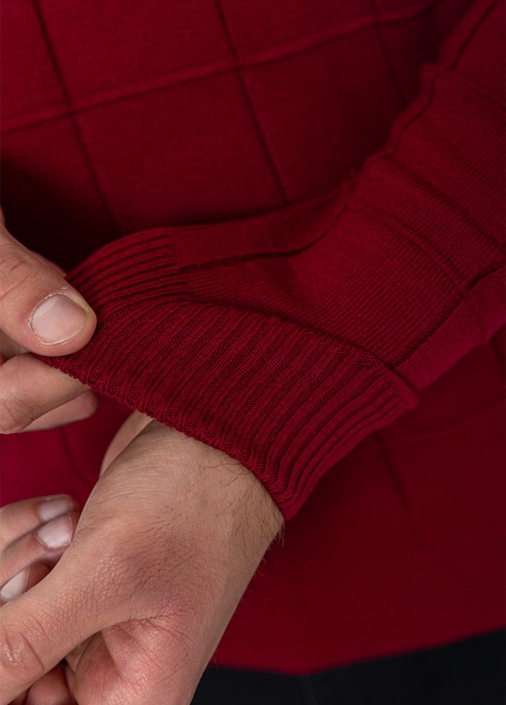 Бордовый демисезонный свитер джемпер Ager