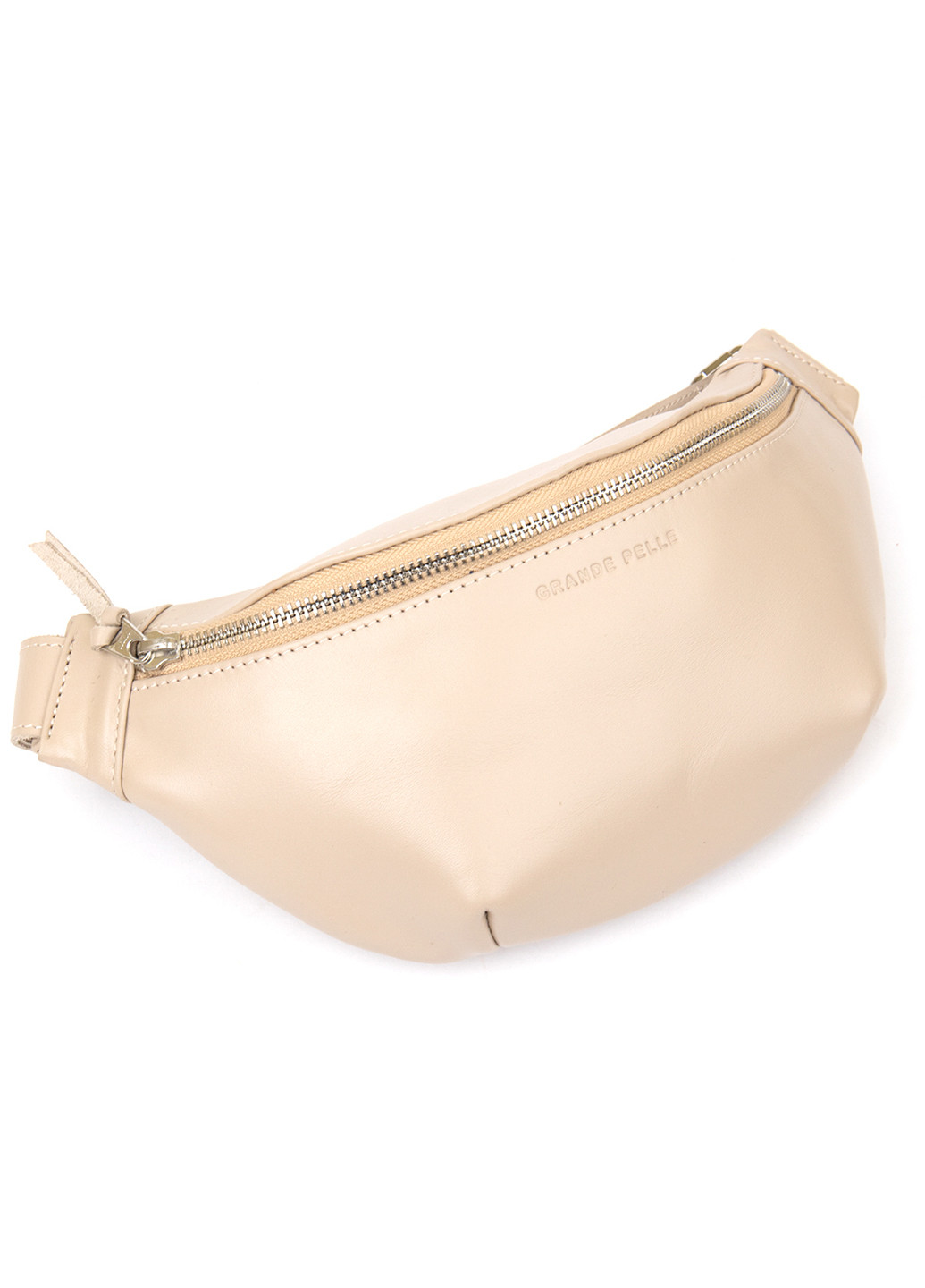 Шкіряна реміньна сумка 30х13х7 см Grande Pelle (252416144)