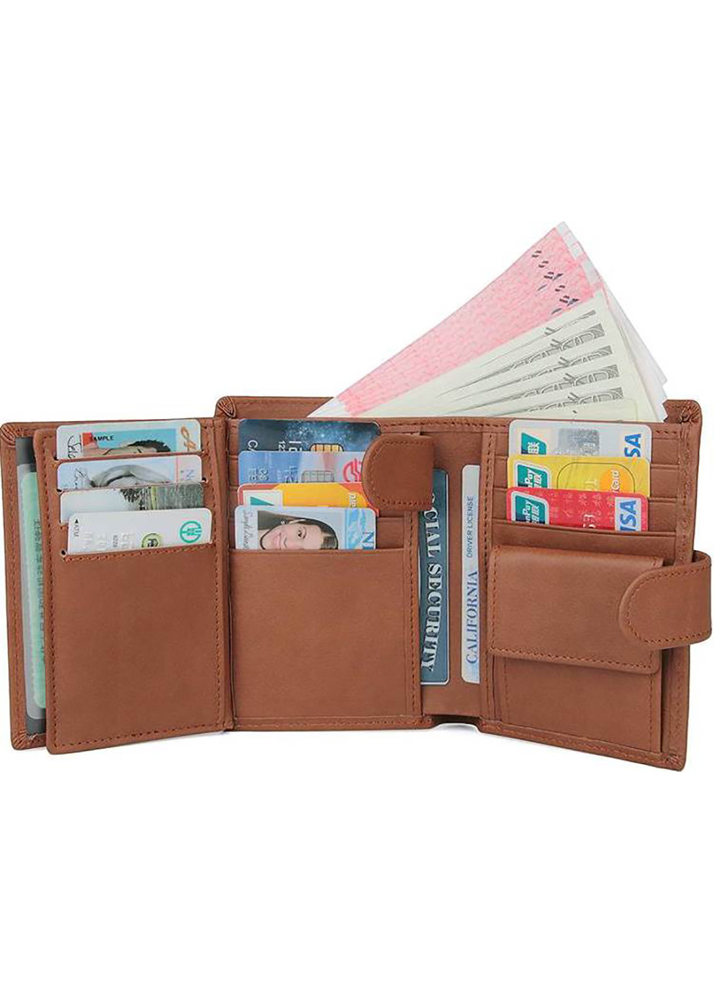 Мужской кожаный кошелек 10х13 см Vintage (229460369)