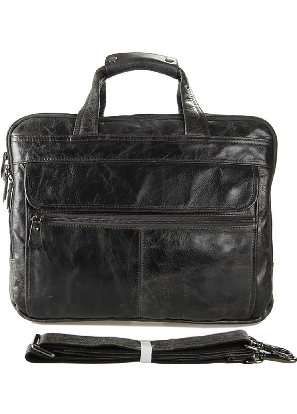 Мужская кожаная сумка 39х36х12,5 см Vintage (232989852)