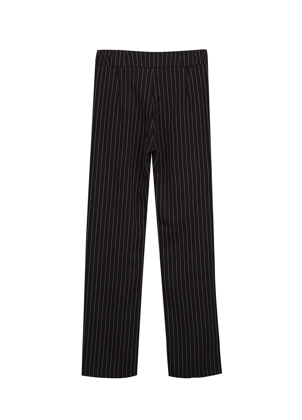 Черные кэжуал демисезонные прямые брюки Unique 21