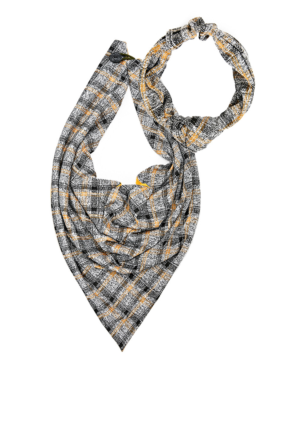 Сірий демісезонний комплект (пов'язка, шарф-сніг) My Scarf