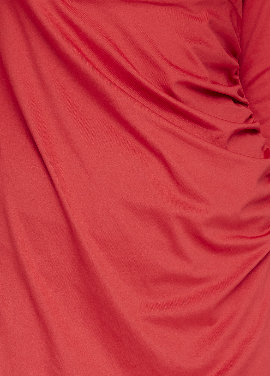 Красное кэжуал платье на запах Mark однотонное