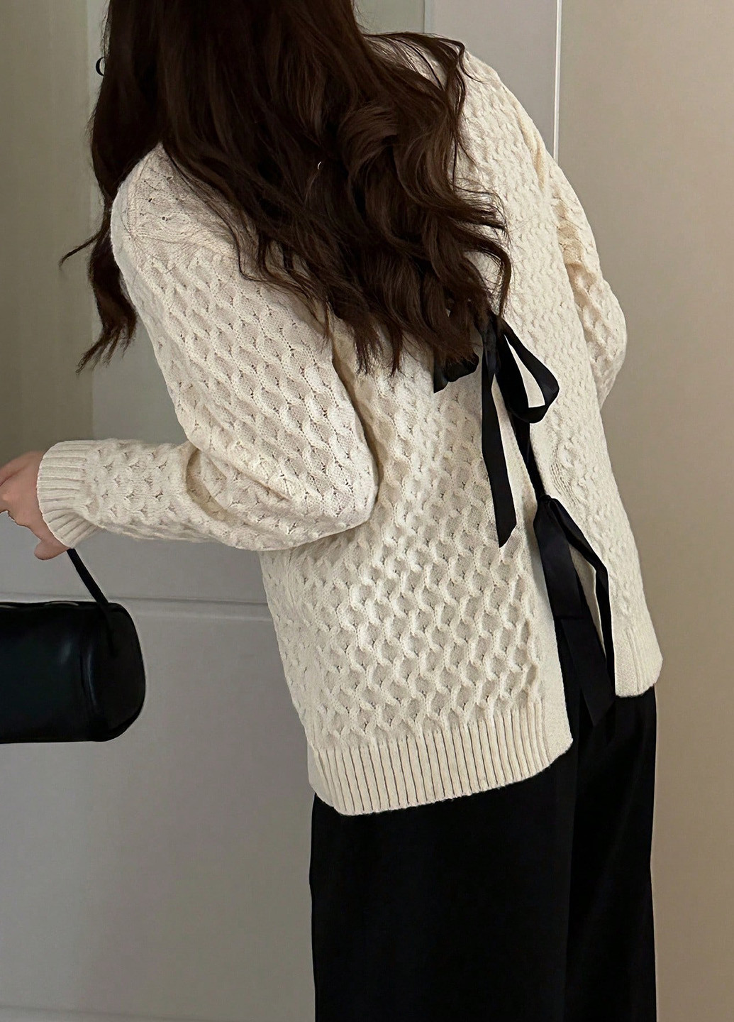 Молочный демисезонный джемпер джемпер SHEIN