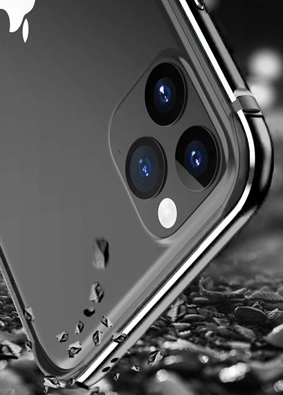 Metal + PC Бампер The Grand Series для Apple iPhone 12 Pro Max (6.7 ') Чорний (is_00000040519_2) G-Case (229724676)