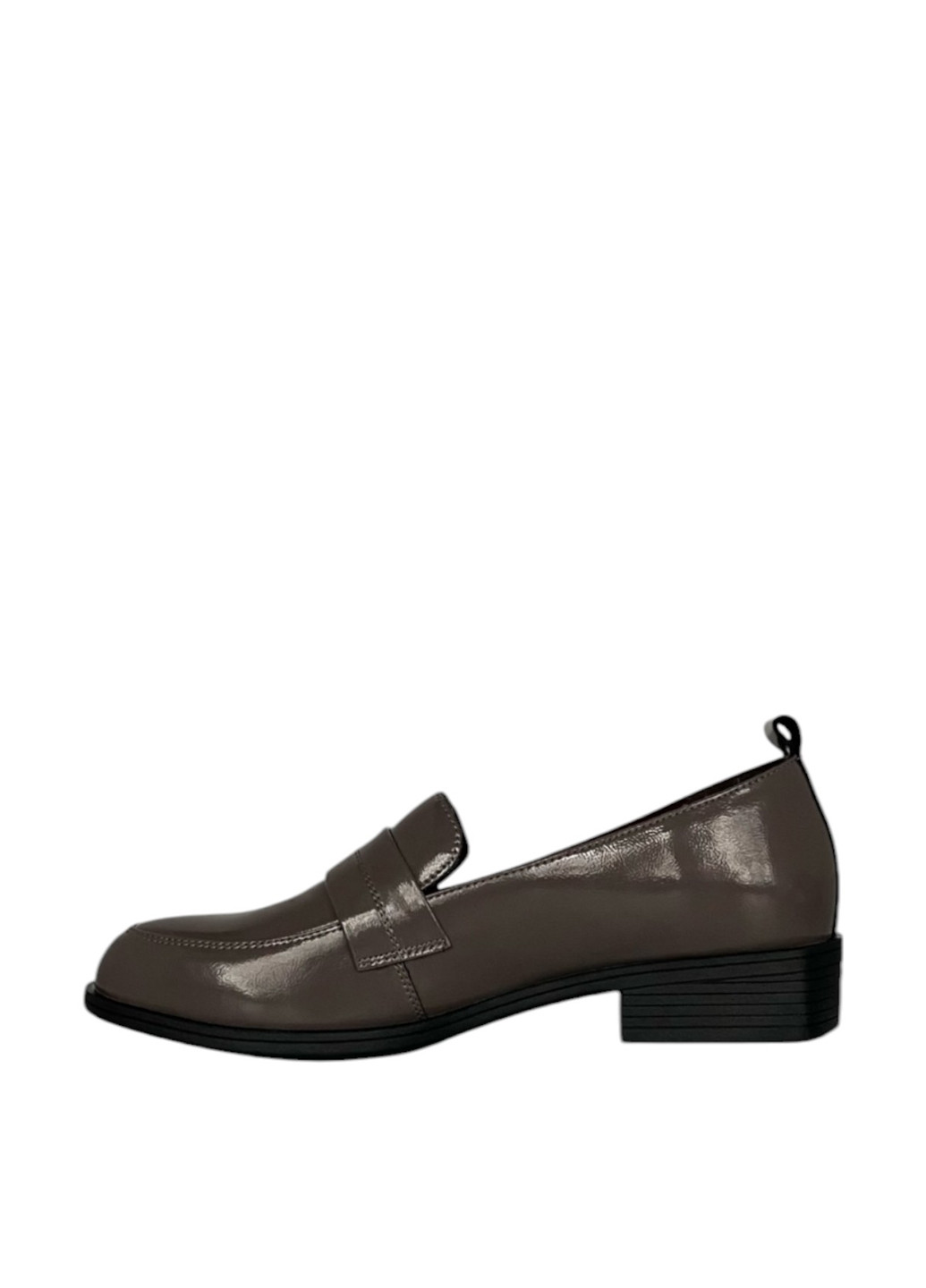 Meego Туфли лоферы серый з натуральная кожа, румыния — демисезон (322090480)