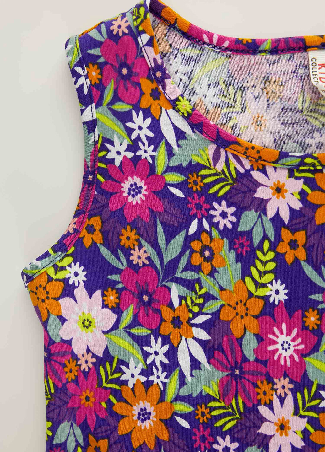 Фиолетовое кэжуал платье клеш DeFacto