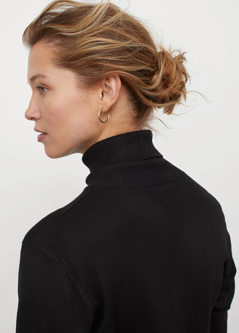 Джемпер водолазка тонкой вязки H&M (213708881)