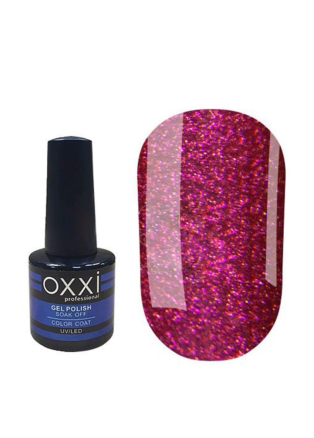 Гель-лак для ногтей №086 Розовая фуксия с микроблеском, 8 мл OXXI (82321849)