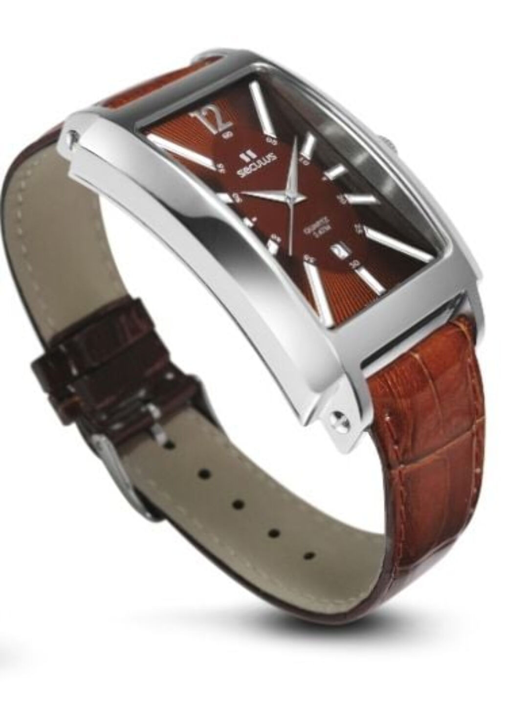 Годинник наручний Seculus 4476.1.505 ss case, brown dial, brown leather (250143830)
