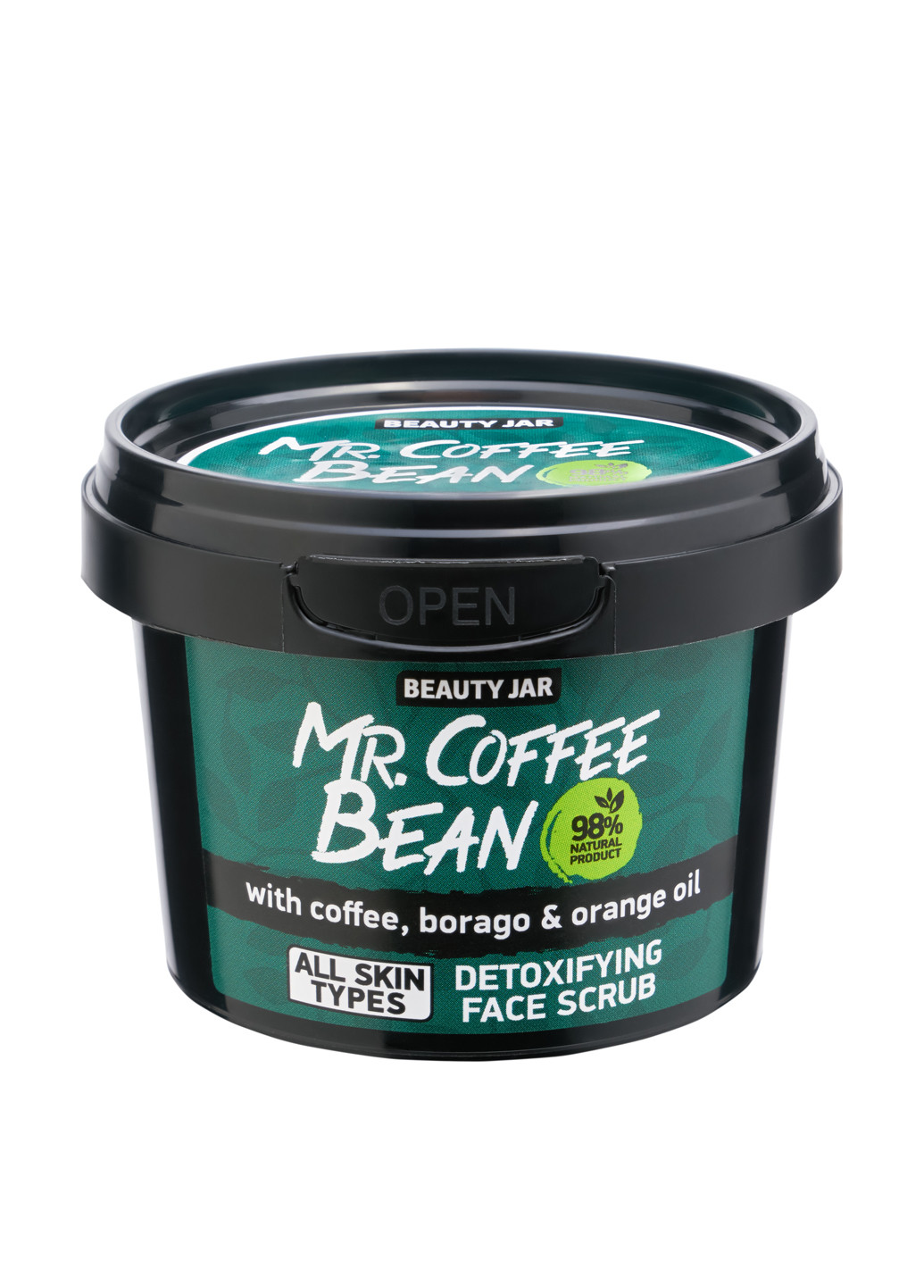 Скраб для обличчя mr. coffee bean, 50 г Beauty Jar (155109757)