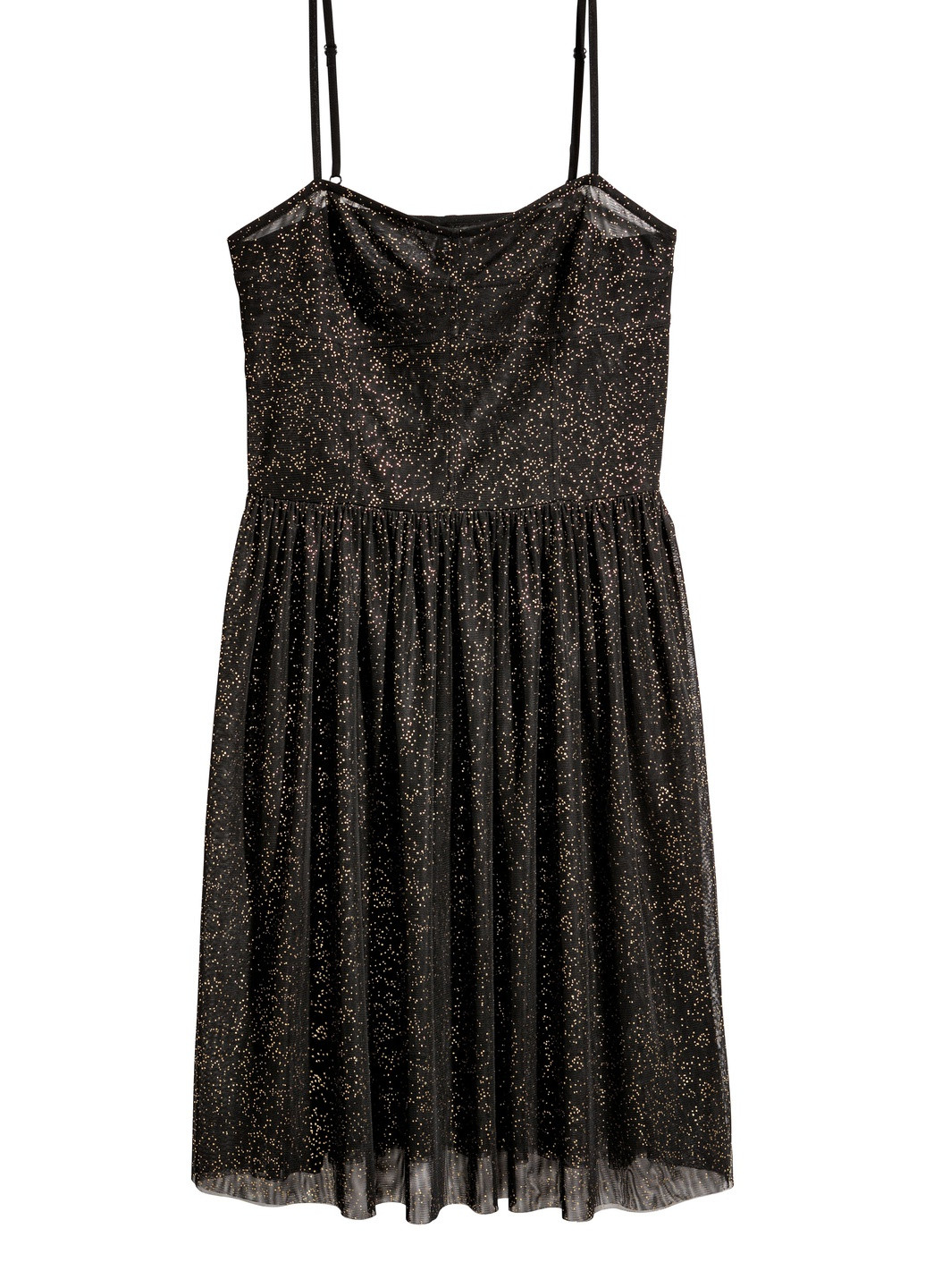 Черное кэжуал платье H&M однотонное