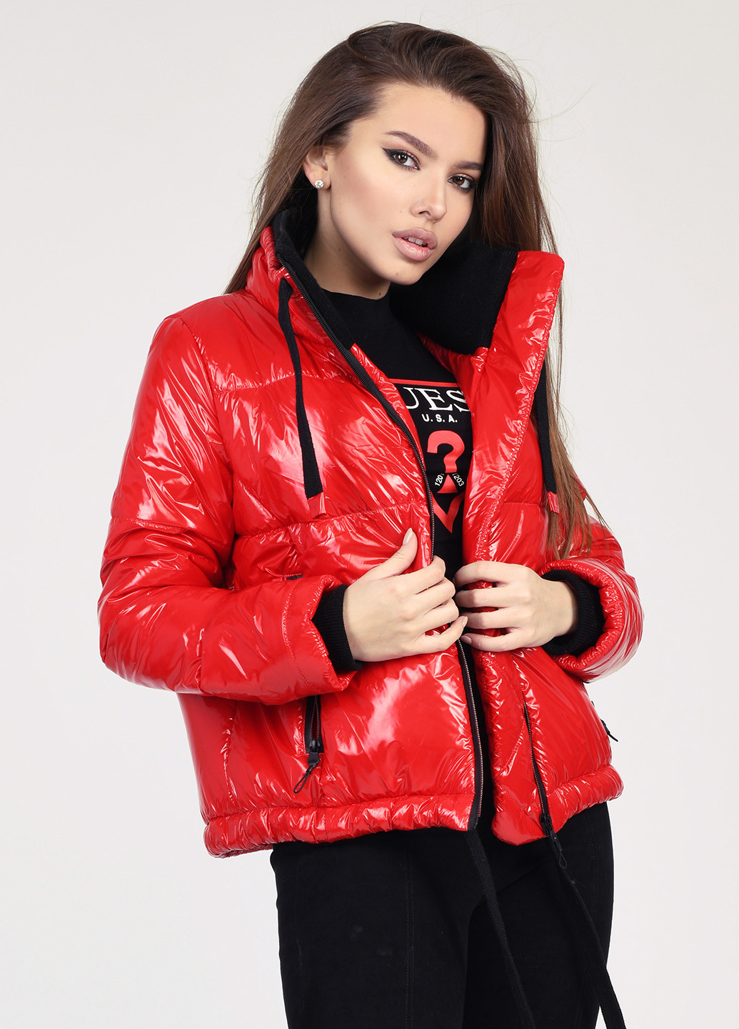 Червона демісезонна куртка X-Woyz