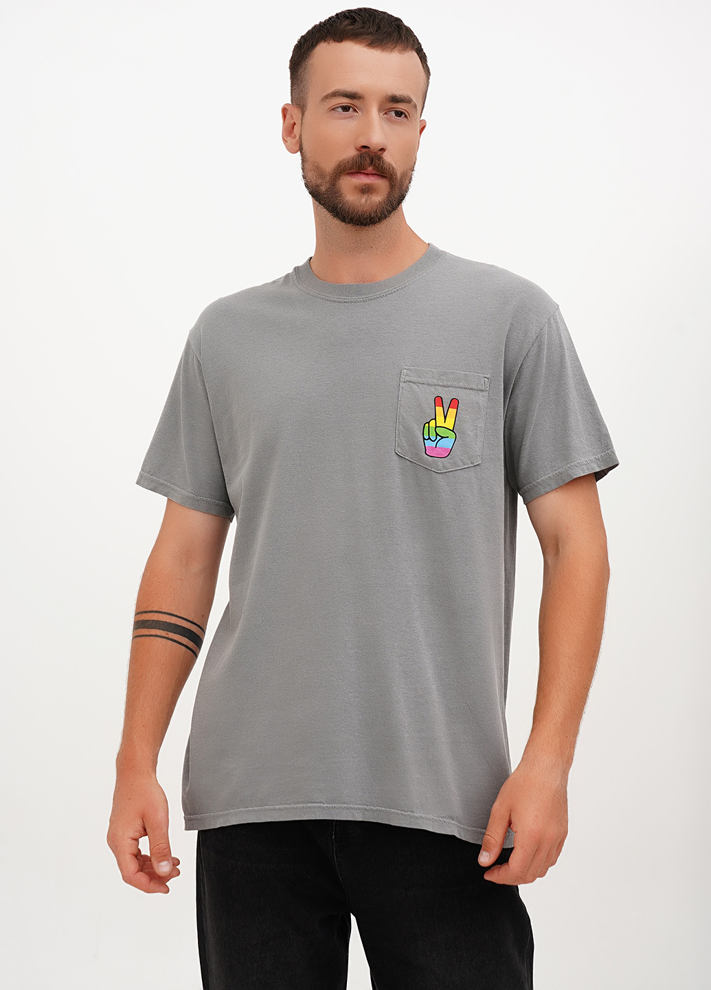 Серая футболка Comfort Colors