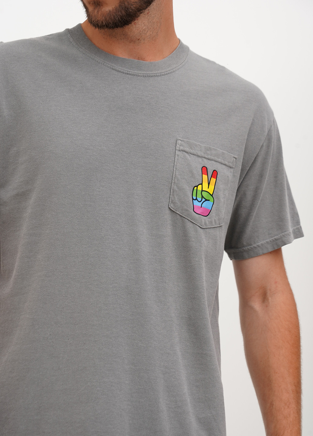 Серая футболка Comfort Colors