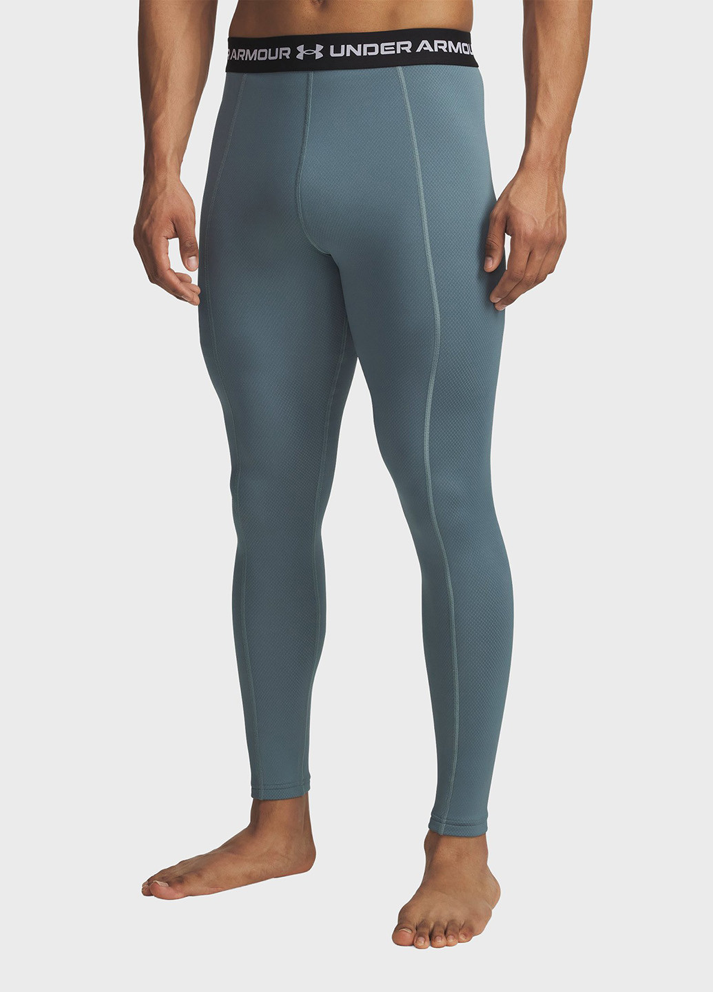 Синие демисезонные легинсы Under Armour