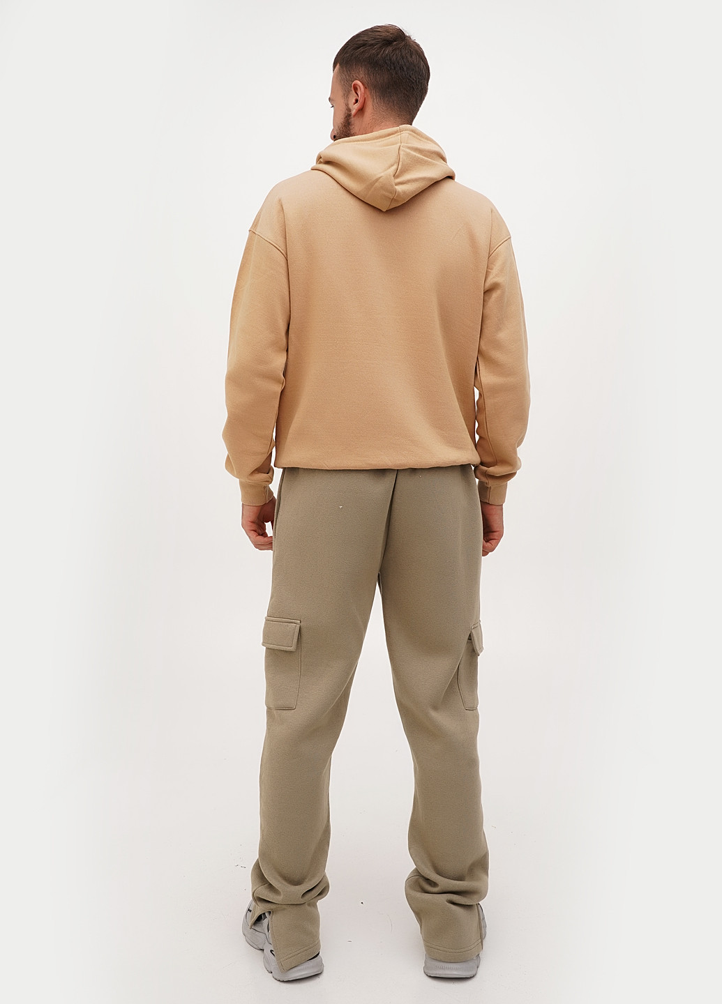 Оливковые кэжуал, спортивные демисезонные карго брюки Boohoo