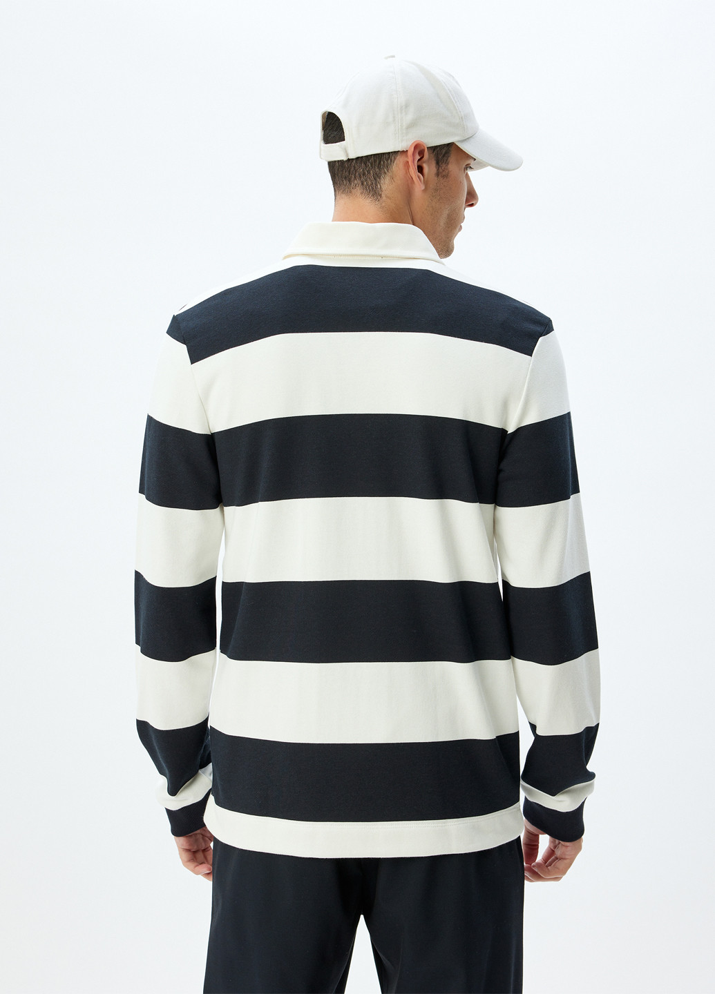 Цветная футболка-поло для мужчин KOTON в полоску