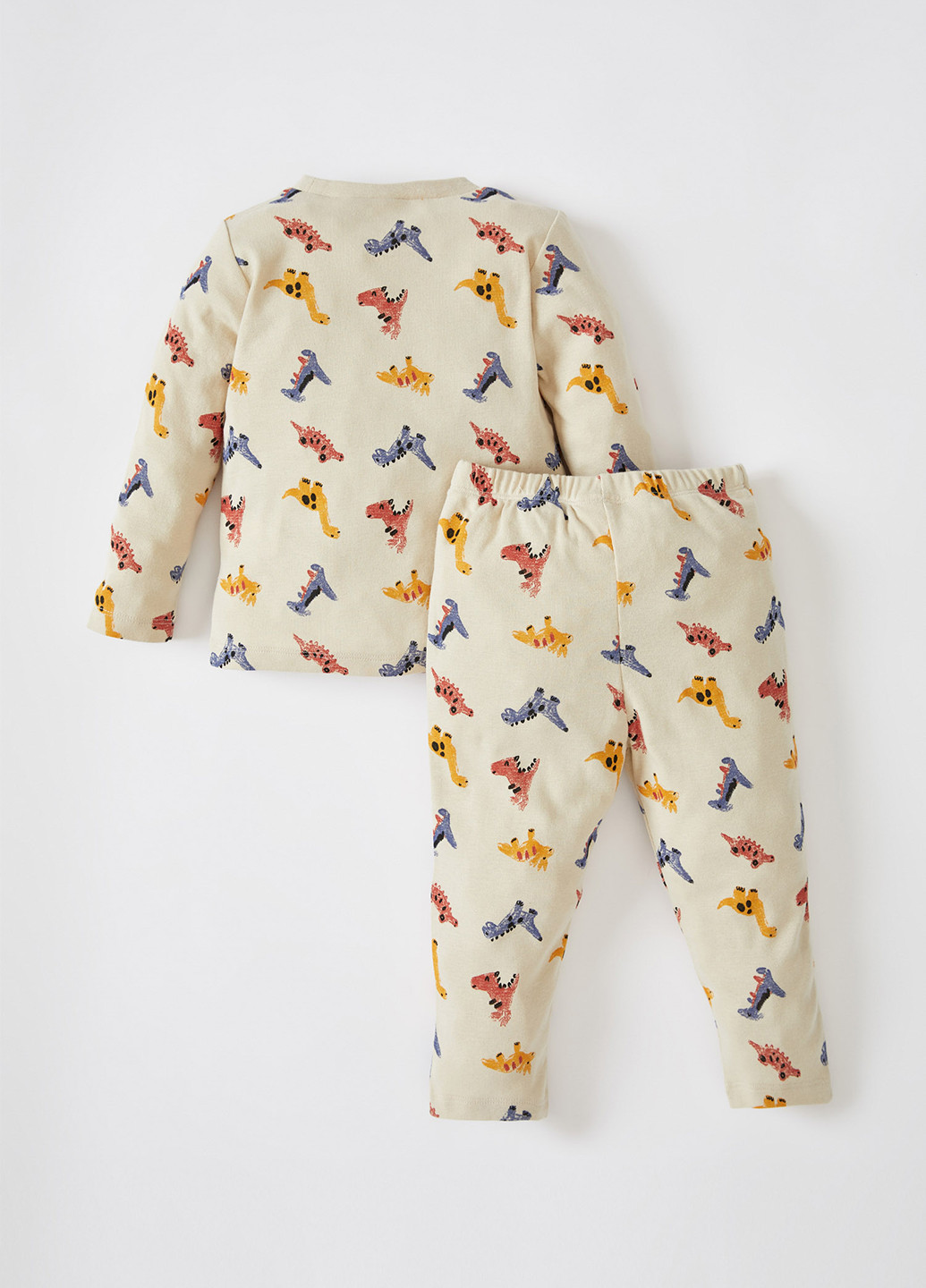 Молочная всесезон пижама (лонгслив, брюки) лонгслив + брюки DeFacto