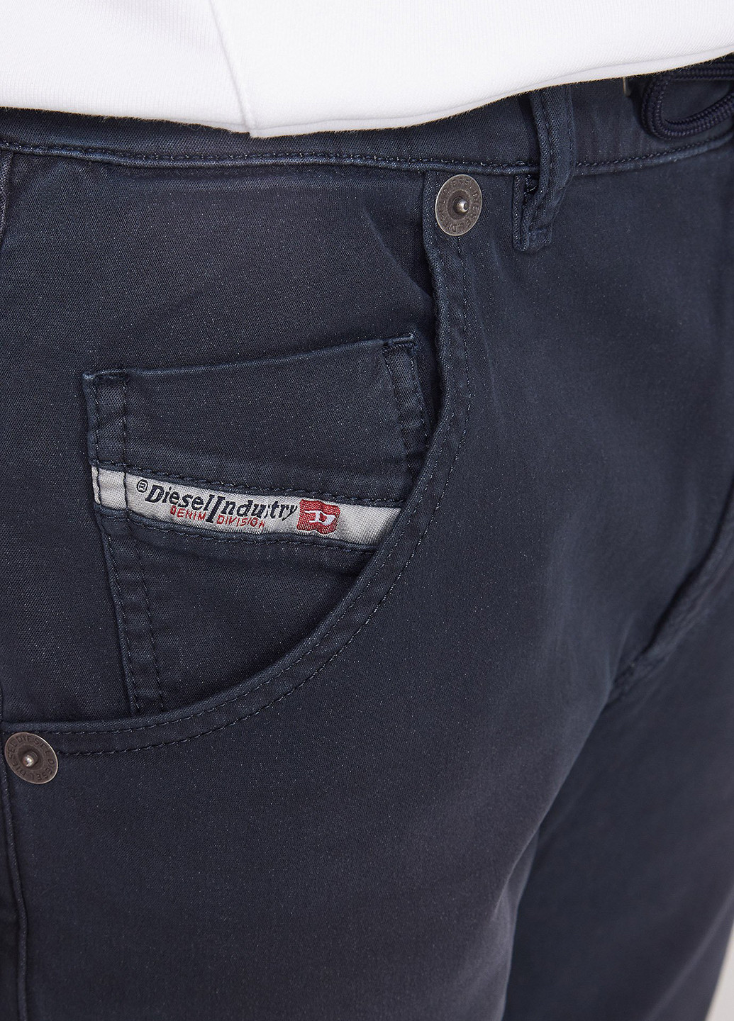 Темно-синие демисезонные прямые джинсы Diesel