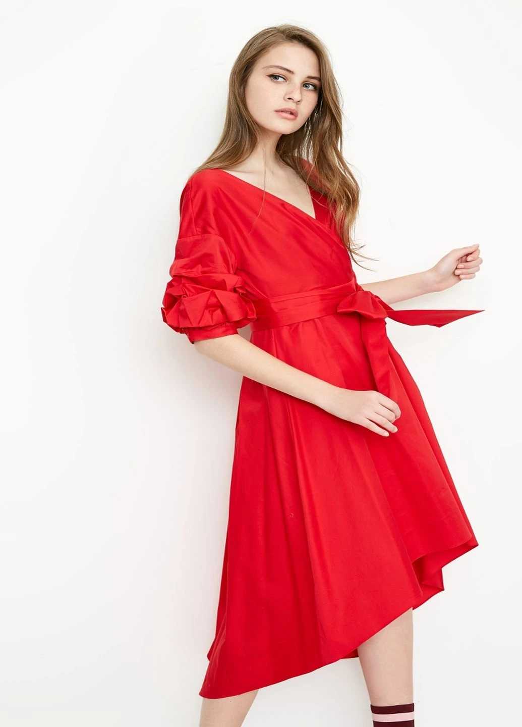 Червона кежуал сукня Vero Moda однотонна