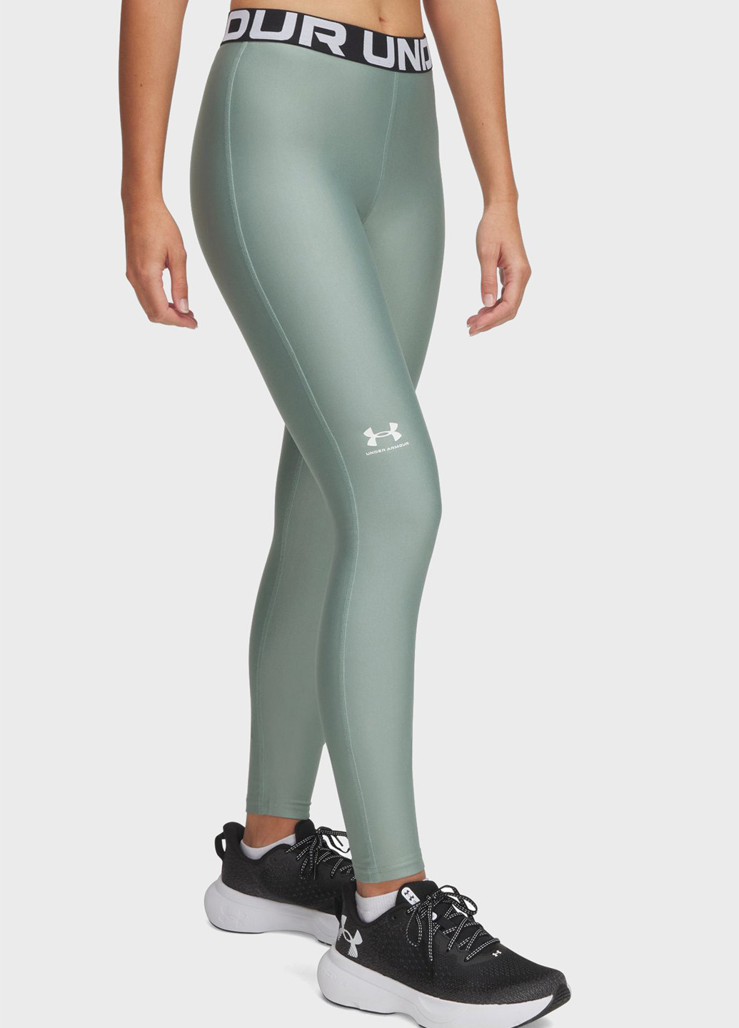 Зеленые демисезонные леггинсы Under Armour