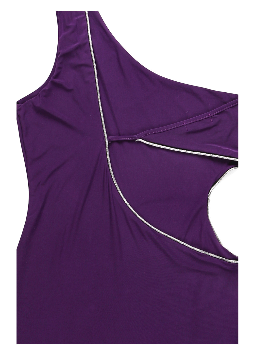 Фіолетова коктейльна сукня на одне плече PrettyLittleThing однотонна