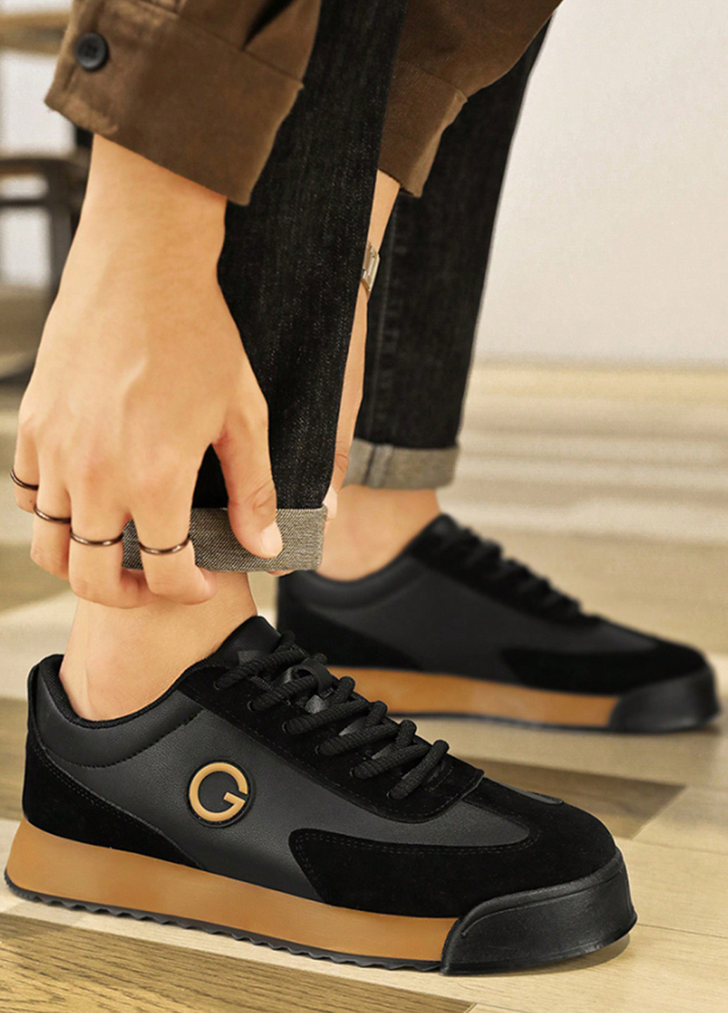 Черные летние кроссовки SHEIN