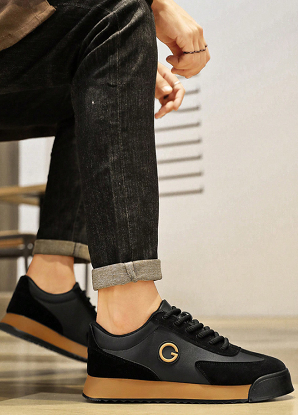 Черные летние кроссовки SHEIN