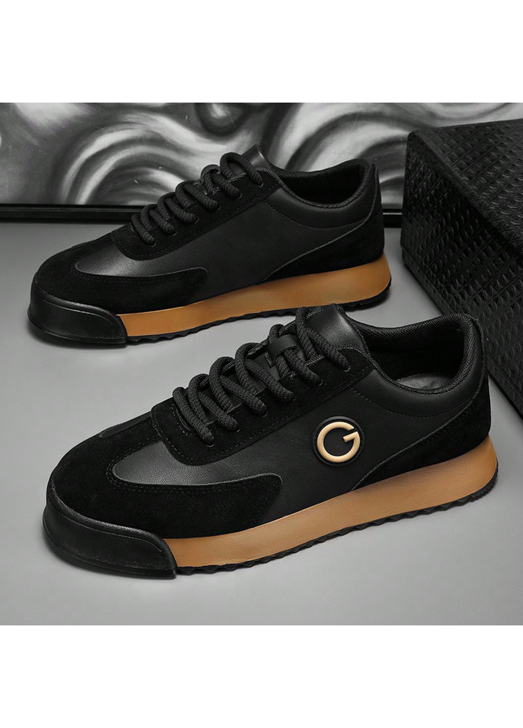 Черные летние кроссовки SHEIN