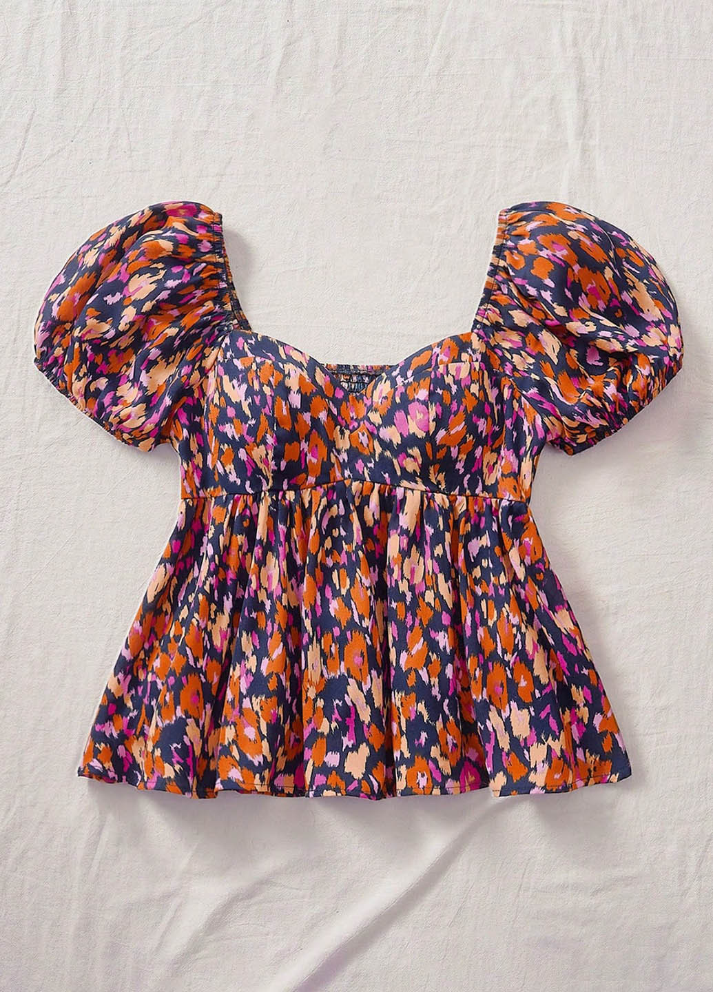 Комбинированная блуза SHEIN