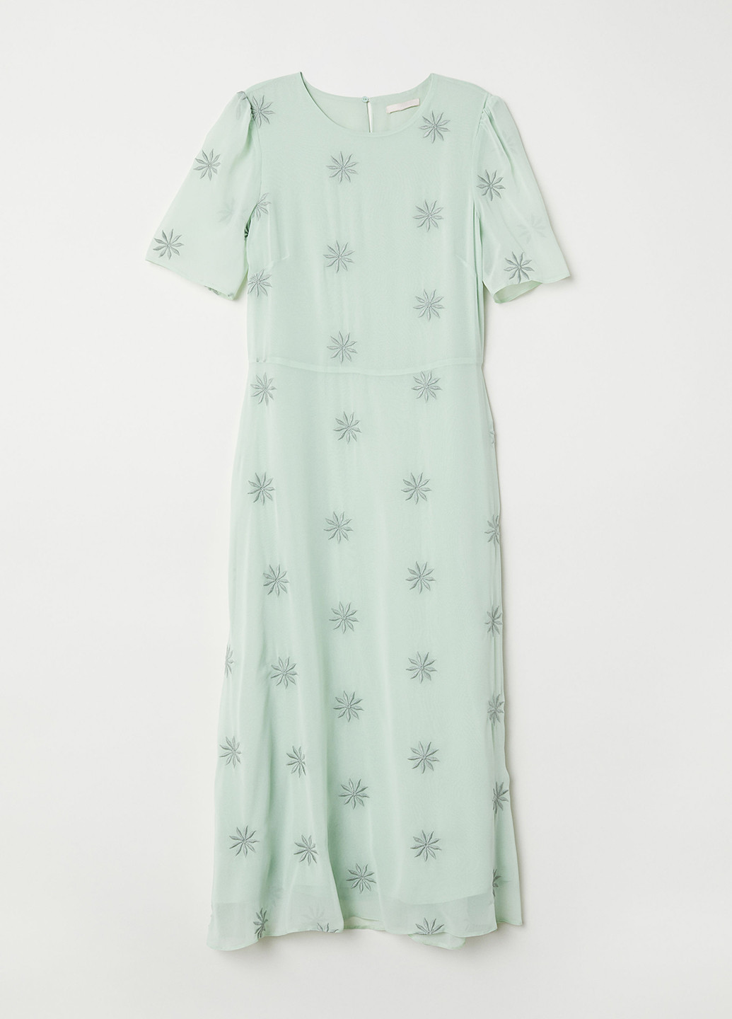 Салатова кежуал сукня H&M з квітковим принтом