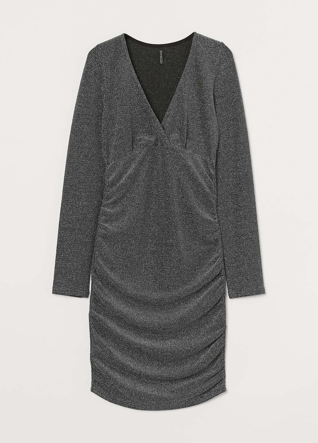 Темно-сіра кежуал сукня, сукня H&M однотонна