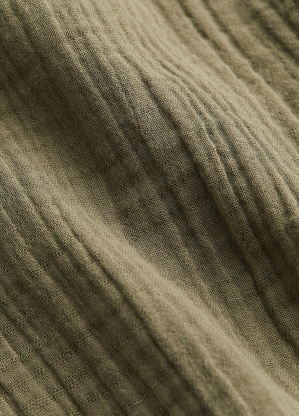 Оливкова (хакі) кежуал сукня оверсайз H&M однотонна