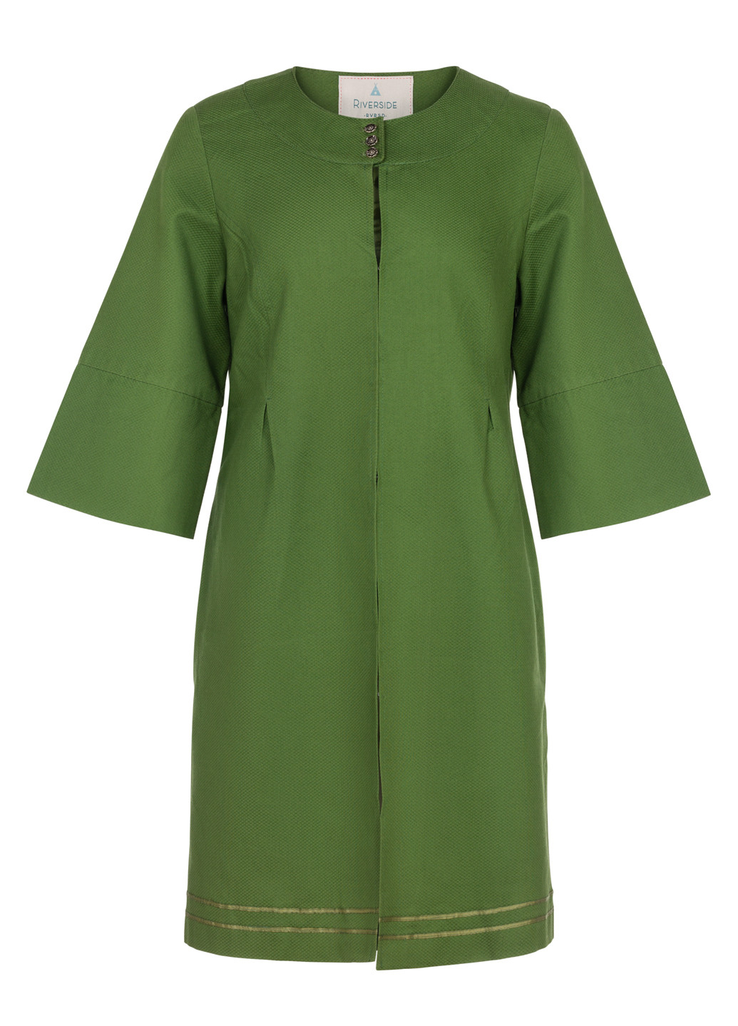 Зелене літнє Жіноче літнє зелене пальто Riverside