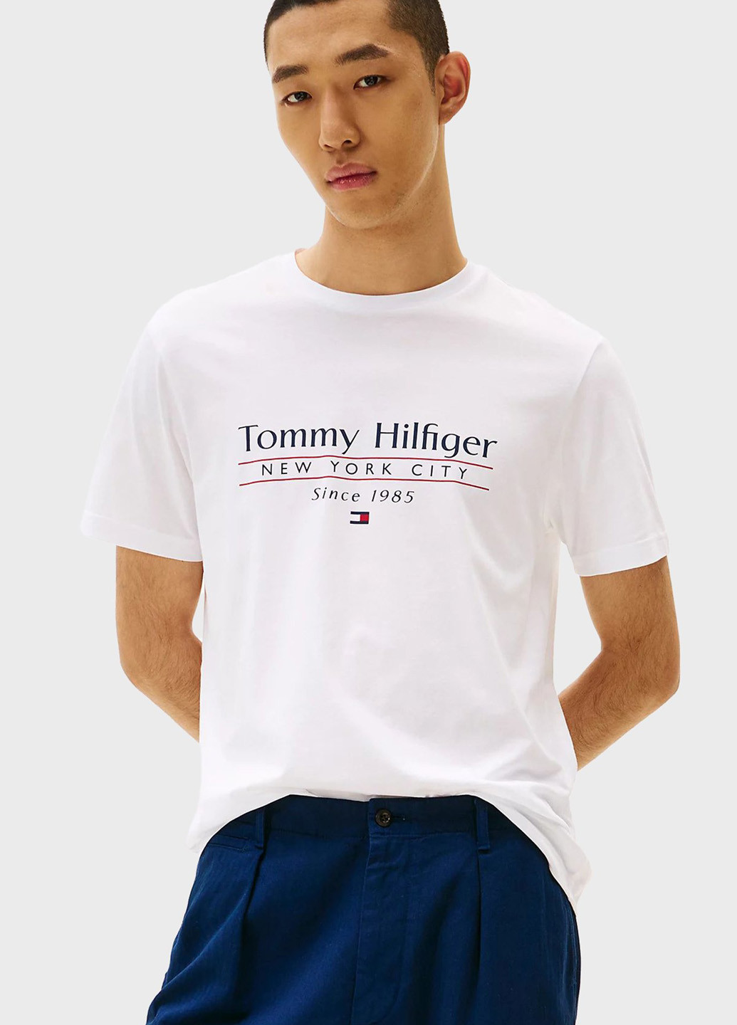 Біла футболка Tommy Hilfiger