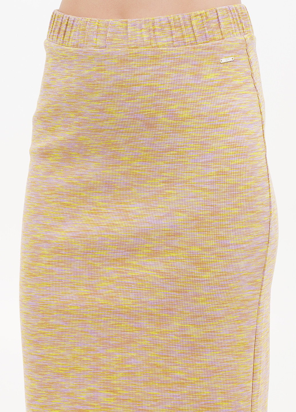 Бежевая кэжуал меланж юбка Tom Tailor карандаш