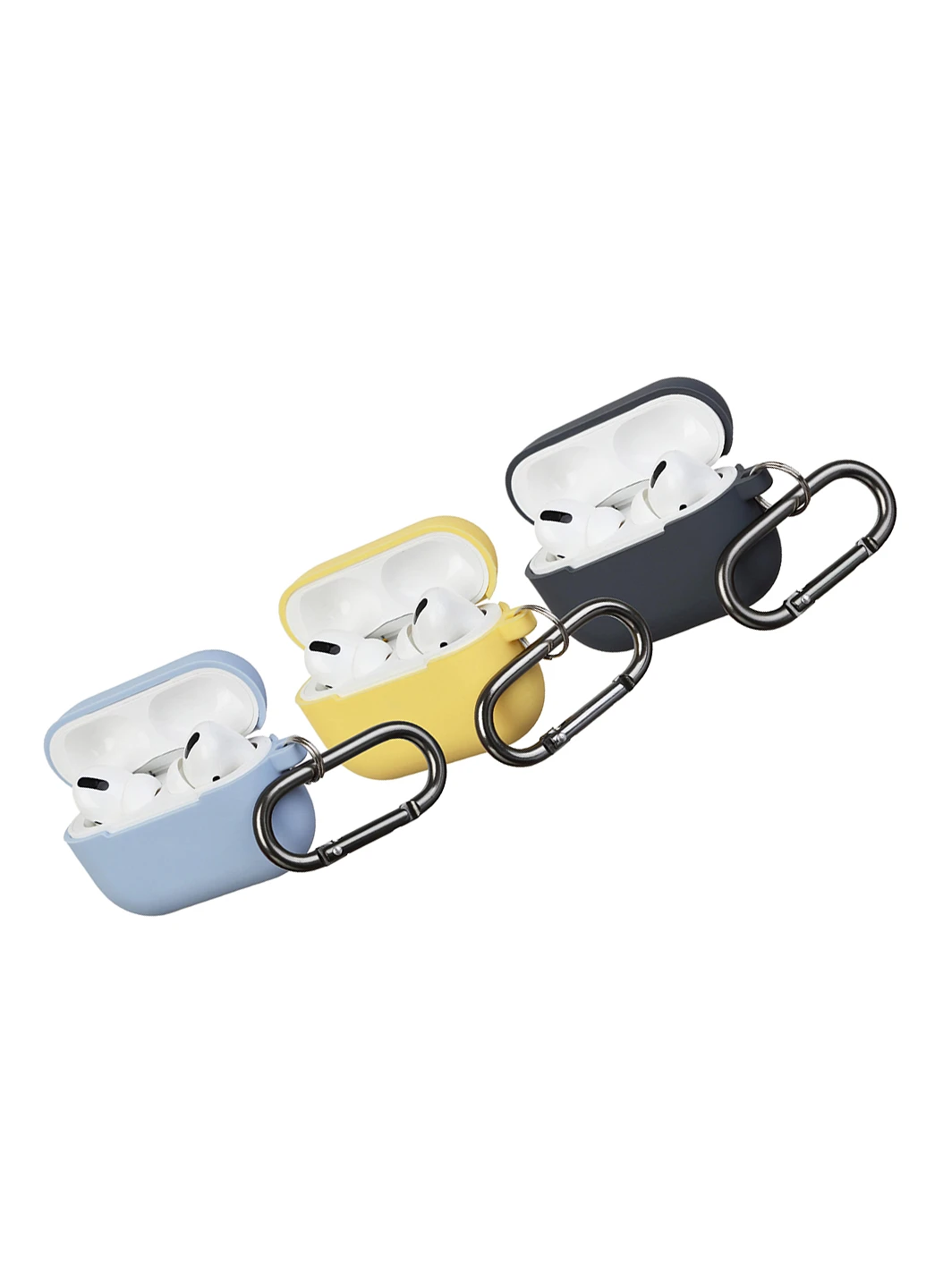 Комплект чехлов с карабином для Airpods Pro 3шт (ARS56821) ARS (225411307)