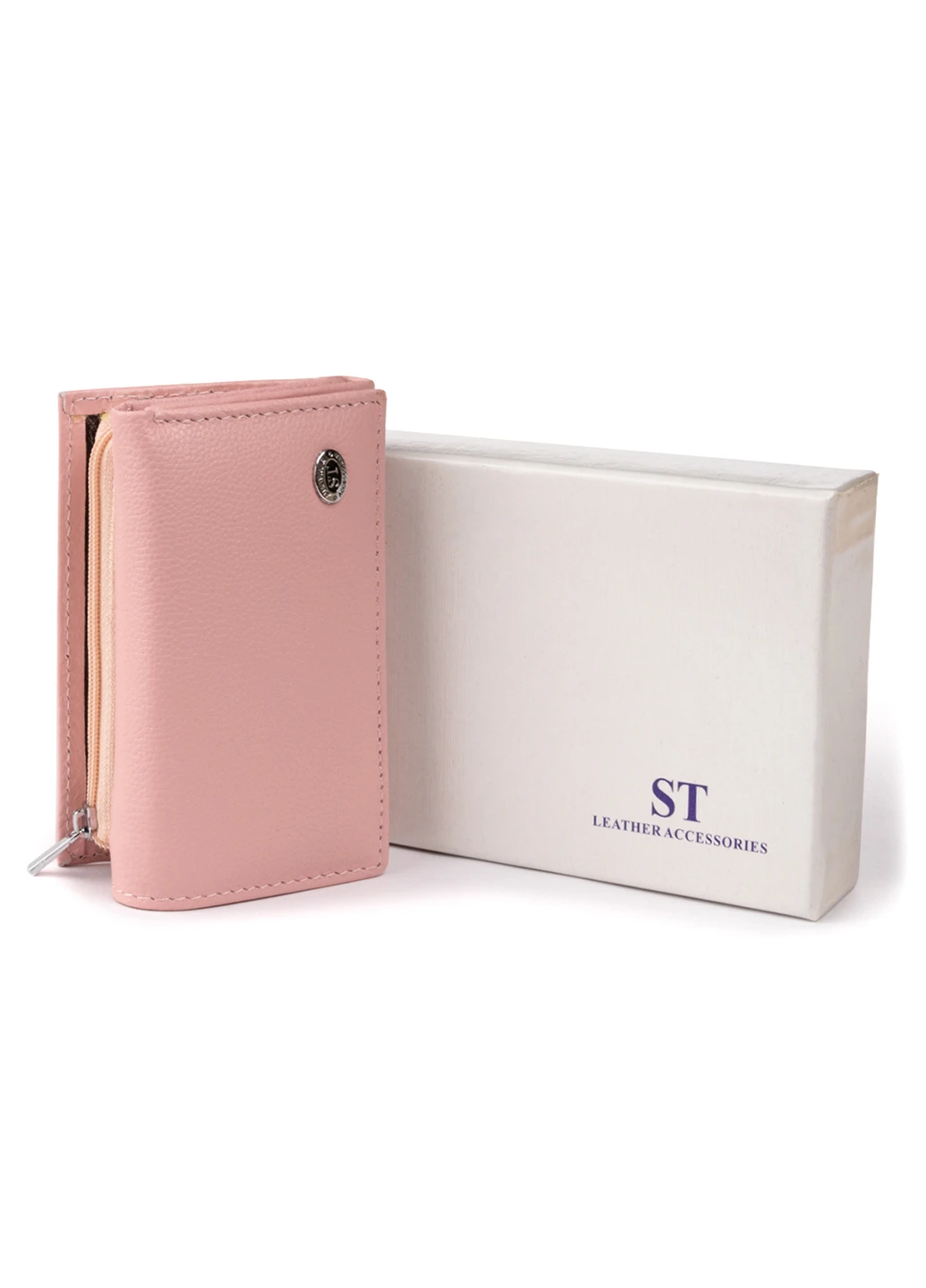 Жіночий шкіряний гаманець 12х7,5х2,5 см st leather (252127757)