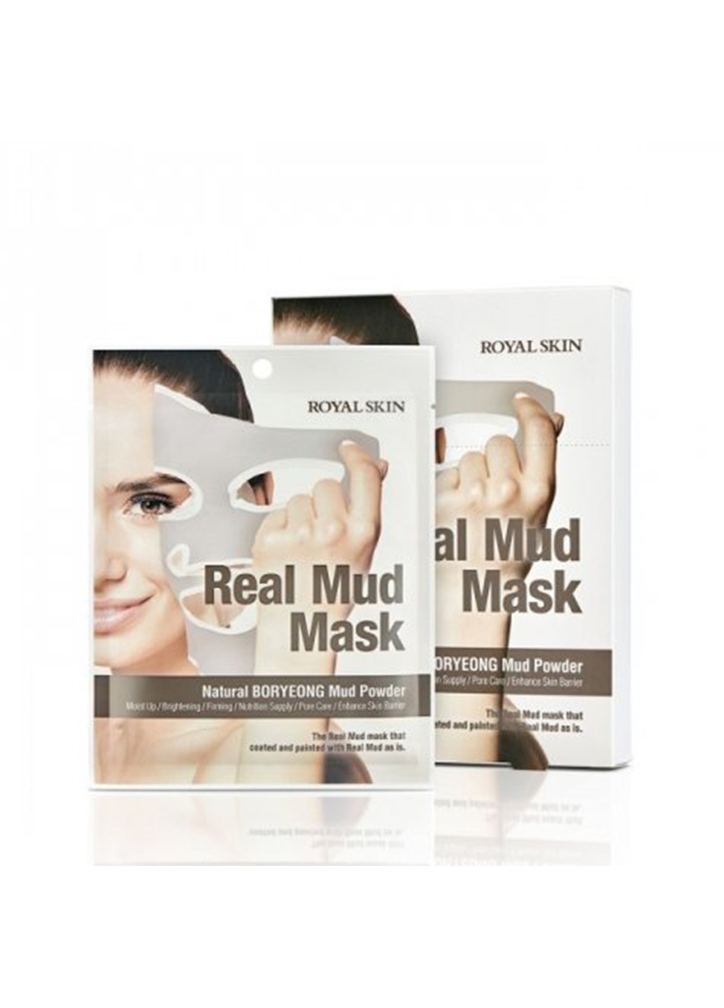 Маска для лица с натуральной глиной Real Mud Mask (1 шт.) ROYAL SKIN (202415505)