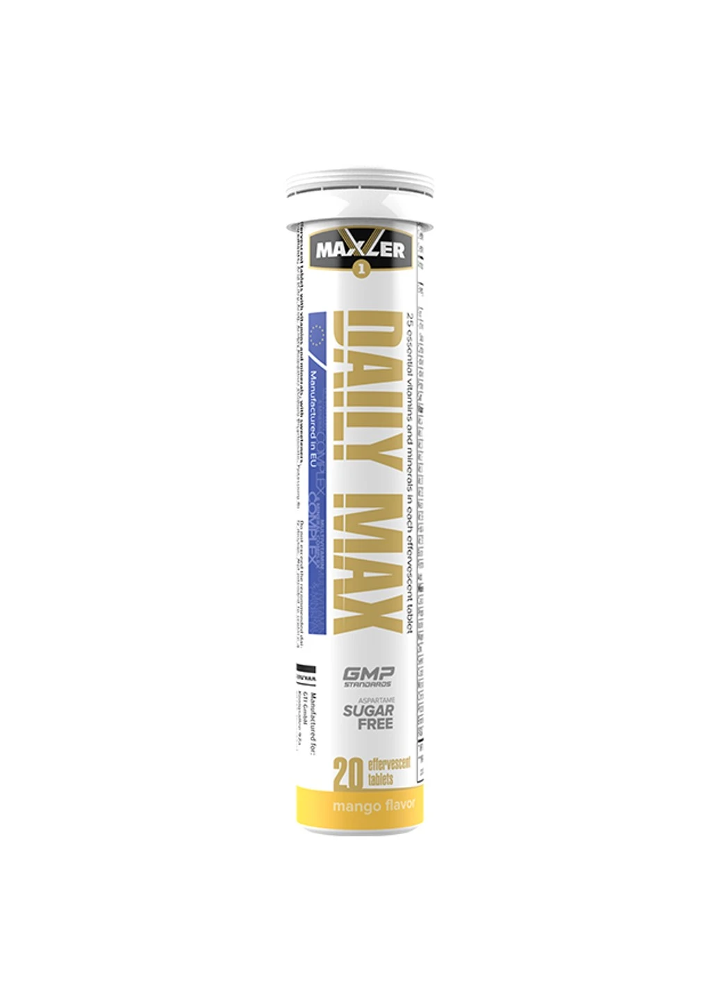 Комплекс витаминов Daily Max Effervescent (20 таб) макслер orange Maxler (255407710)