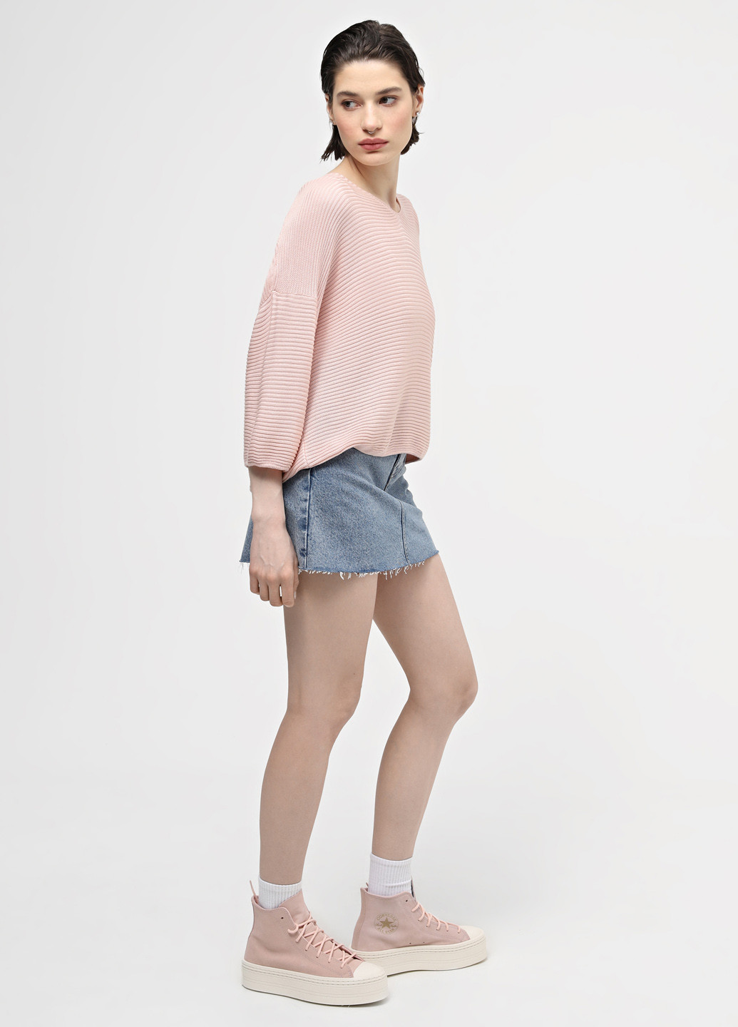 Рожевий демісезонний пуловер пуловер Sewel